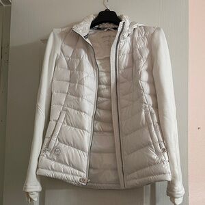 Michael Kors Women's Ivory Puffer Jacket